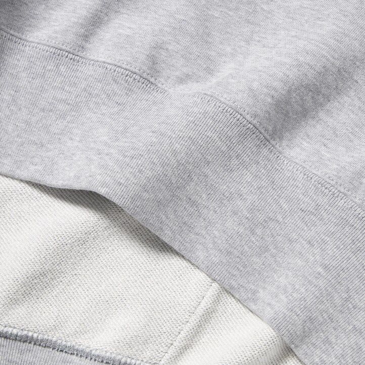 felpa con cappuccio e zip uniqlo da uomo grigia
