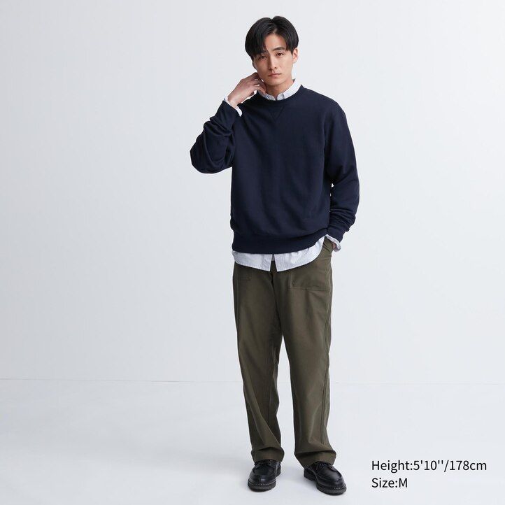felpa con cappuccio uniqlo verde da uomo