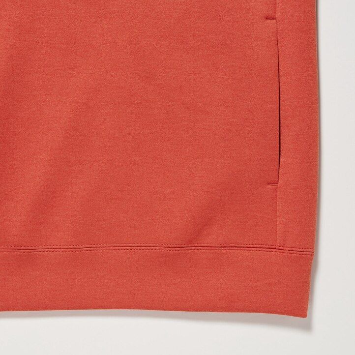 felpa con cappuccio uniqlo dry stretch blu da uomo
