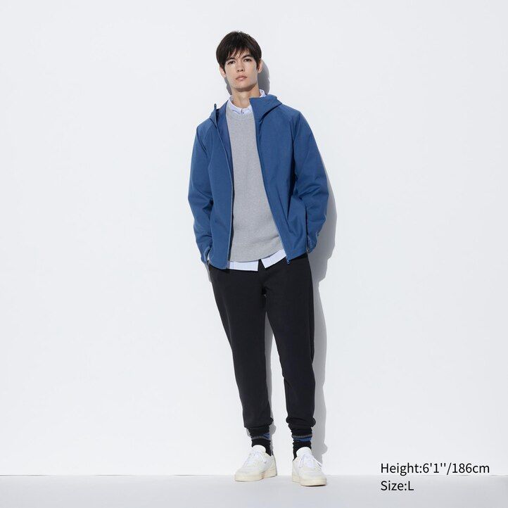 giacche da uomo nere uniqlo blocktech 3d cut con spedizione gratuita