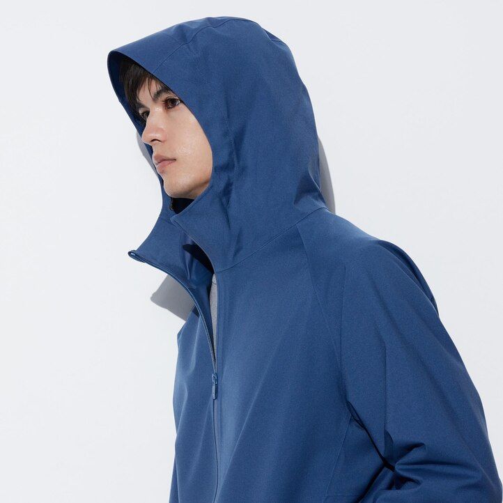 giacche da uomo nere uniqlo blocktech 3d cut con spedizione gratuita