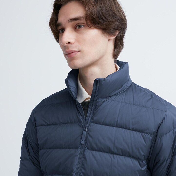 giacche trapuntate uniqlo ultra light down 3d da uomo blu spedizione gratuita