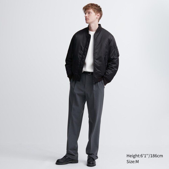 giubbotti uniqlo ma 1 blouson da uomo neri