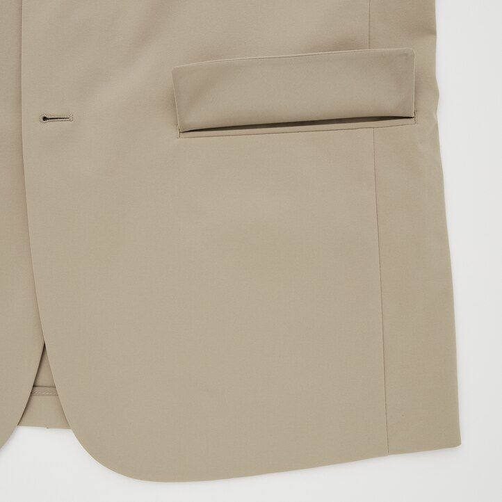 giacche ultra leggere uniqlo airsense da uomo beige