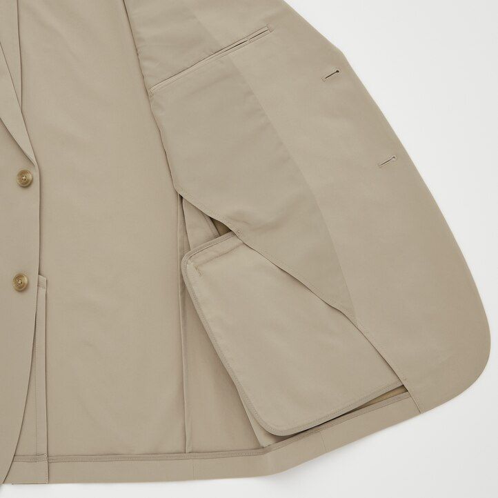 giacche ultra leggere uniqlo airsense da uomo beige