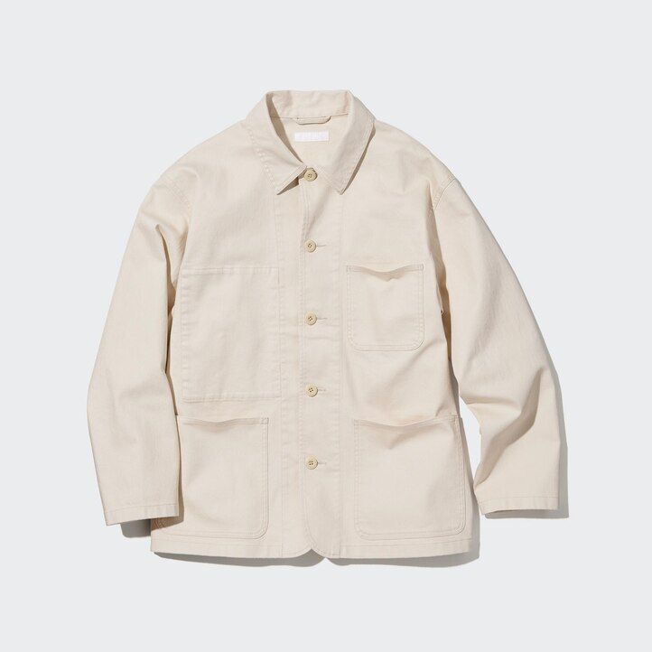 giacche utility in denim uniqlo bianche da uomo