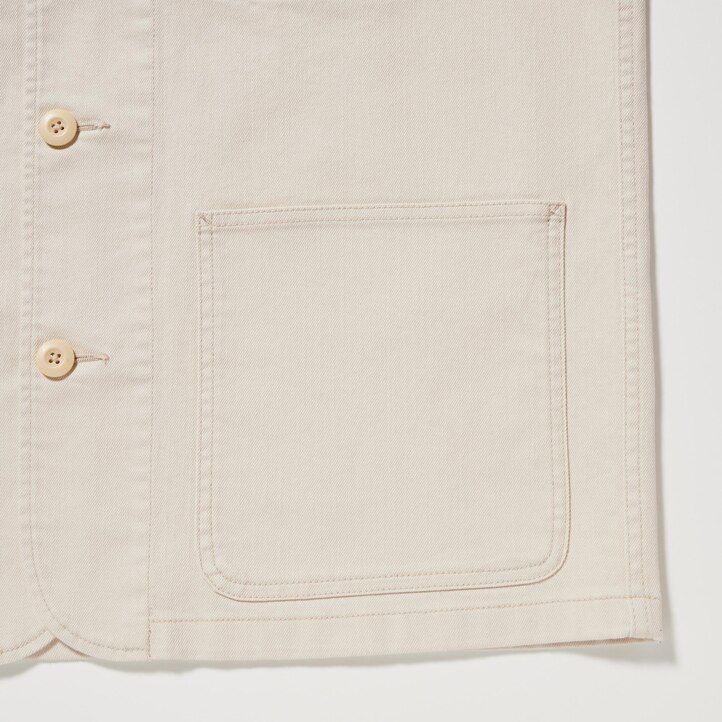 giacche utility in denim uniqlo bianche da uomo