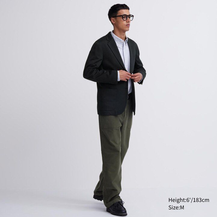 giacche uniqlo comfort da uomo grigio scuro