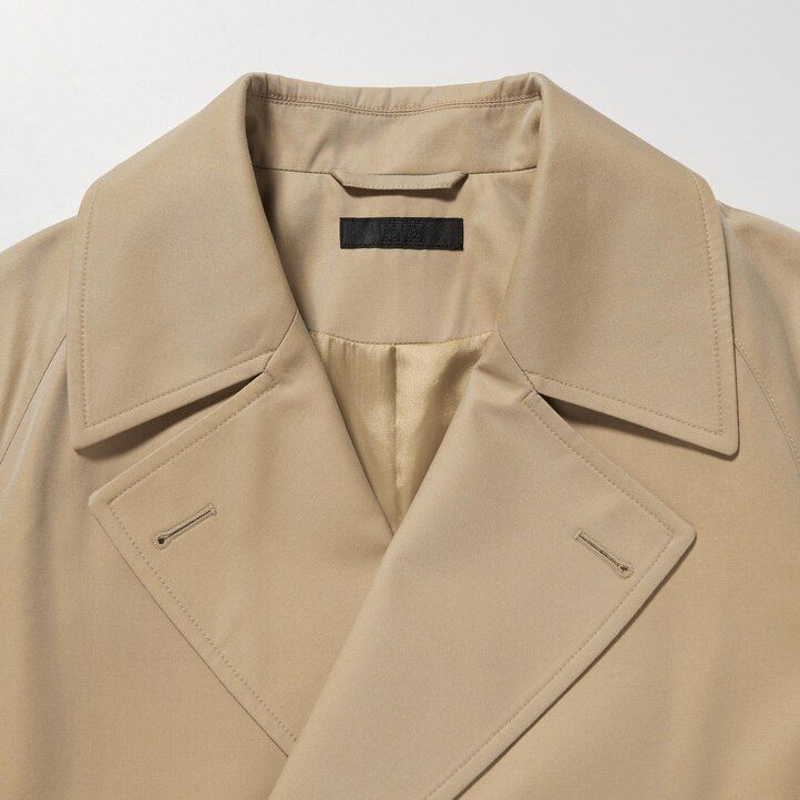 trench uniqlo da uomo blu navy