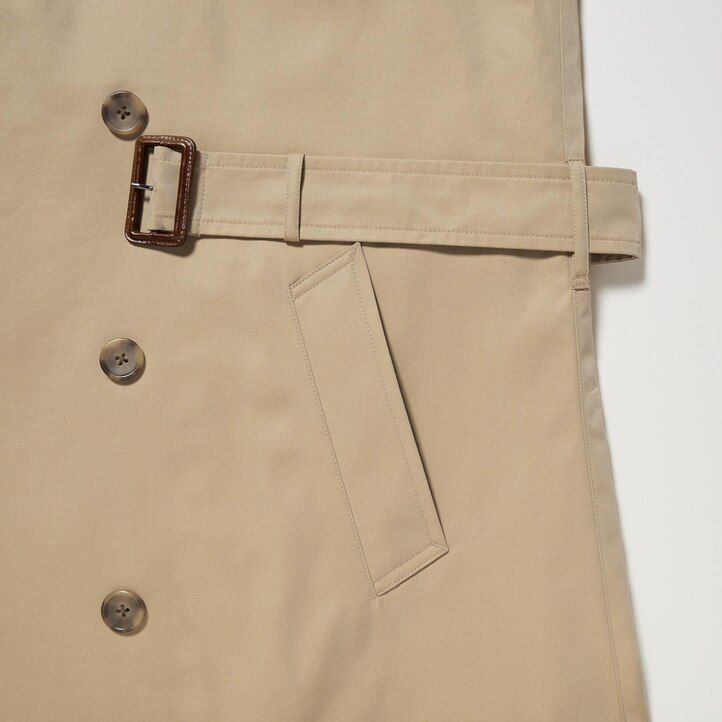 trench uniqlo da uomo blu navy