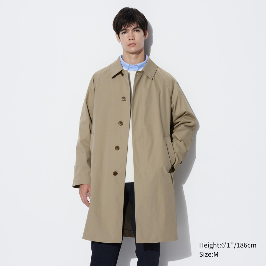 giacche da uomo beige uniqlo monopetto bicolore