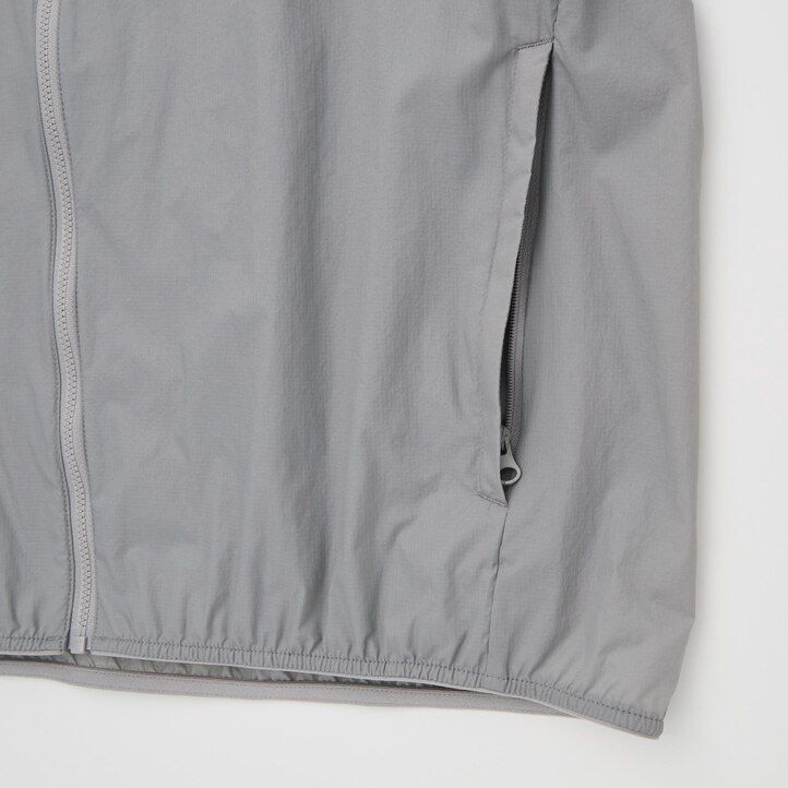 giacche tascabili con protezione uv uniqlo da uomo blu navy