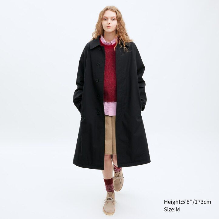 trench uniqlo da uomo beige
