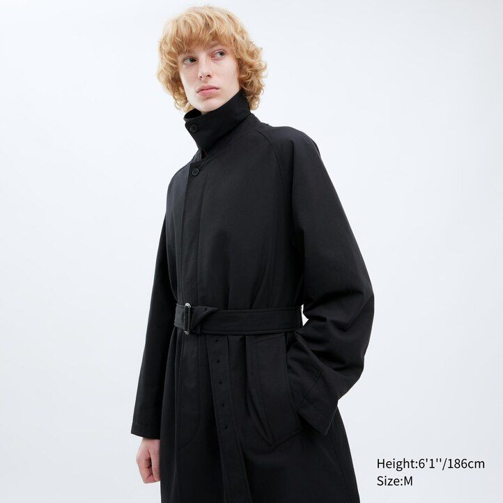 trench uniqlo da uomo beige