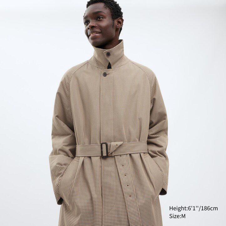 trench uniqlo da uomo beige