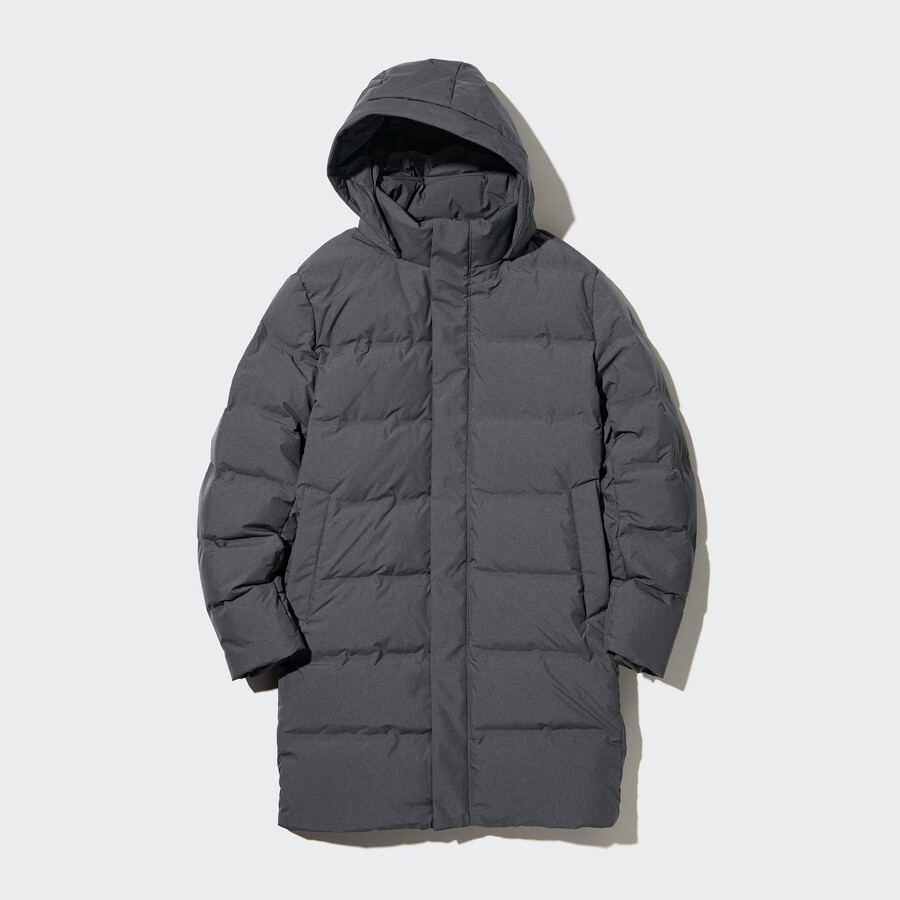 giubbotti da uomo uniqlo seamless down grey