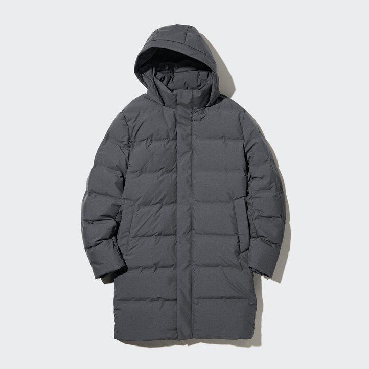 giubbotti da uomo uniqlo seamless down grey