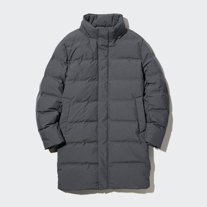 giubbotti da uomo uniqlo seamless down grey