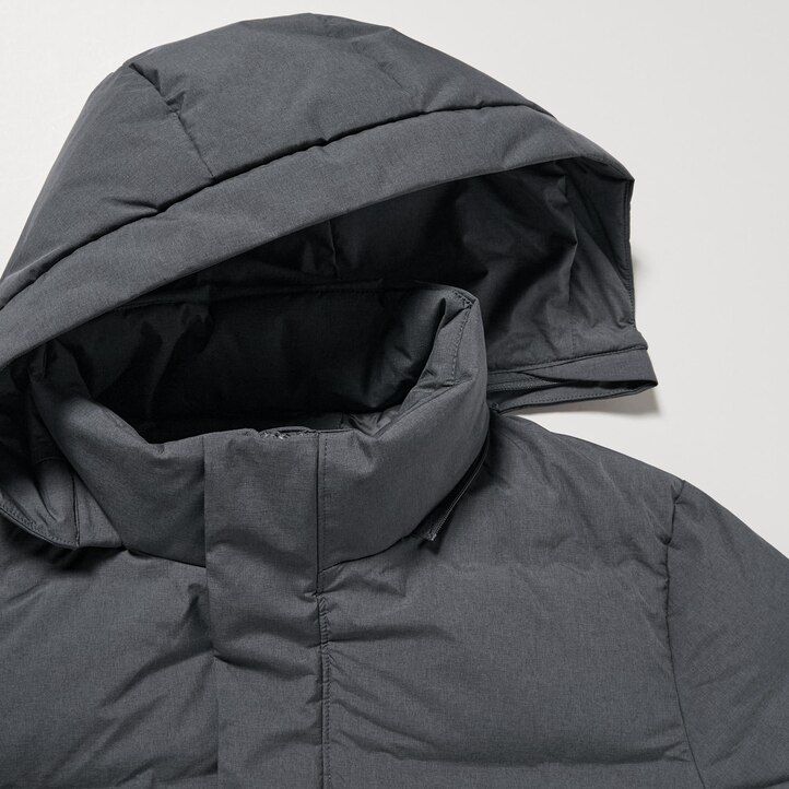 giubbotti da uomo uniqlo seamless down grey