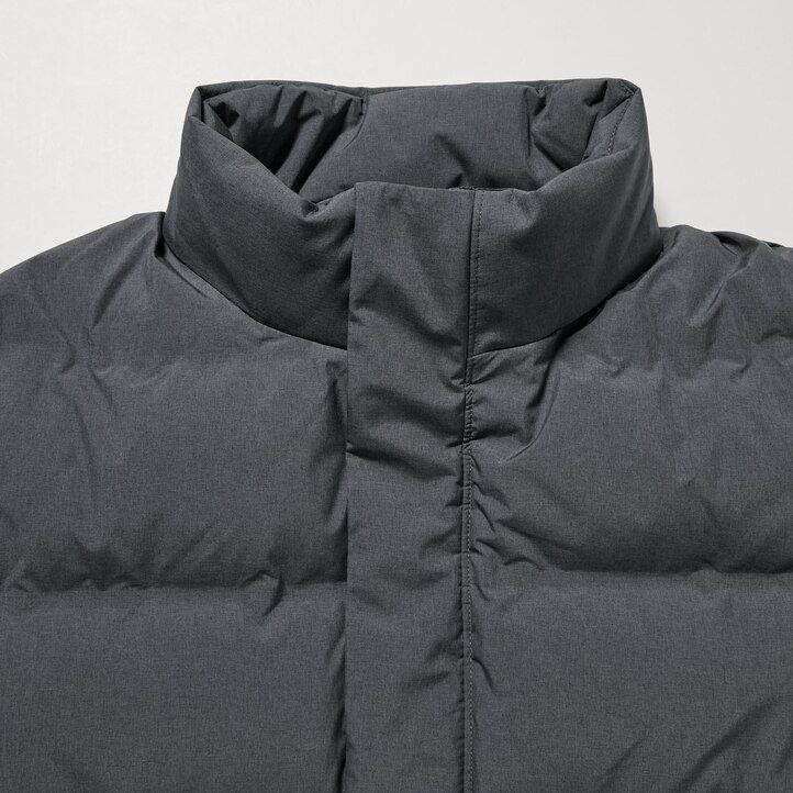 giubbotti da uomo uniqlo seamless down grey