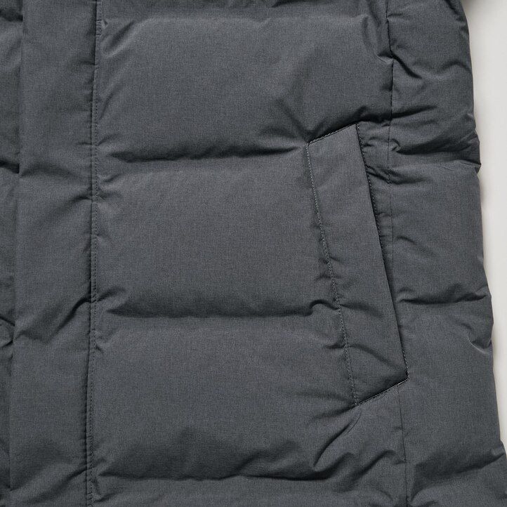 giubbotti da uomo uniqlo seamless down grey