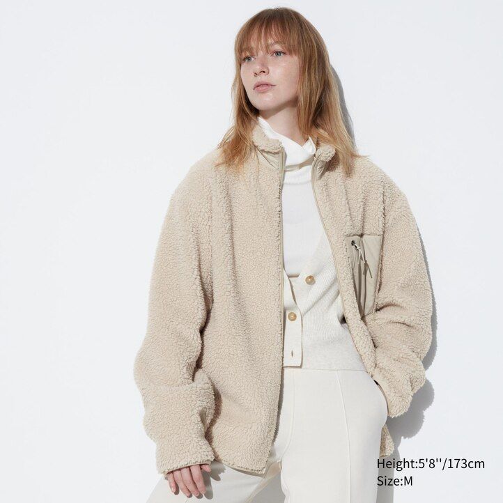 giacche antivento in pile uniqlo da uomo grigio scuro