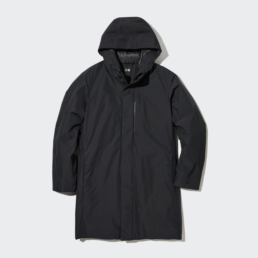 piumini ibridi uniqlo da uomo neri