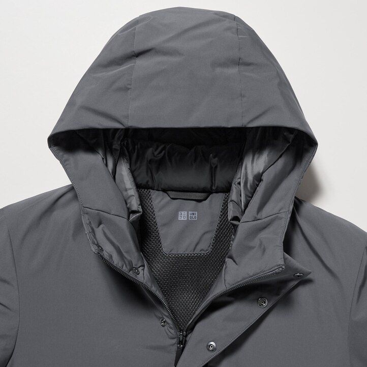 piumini ibridi uniqlo da uomo neri