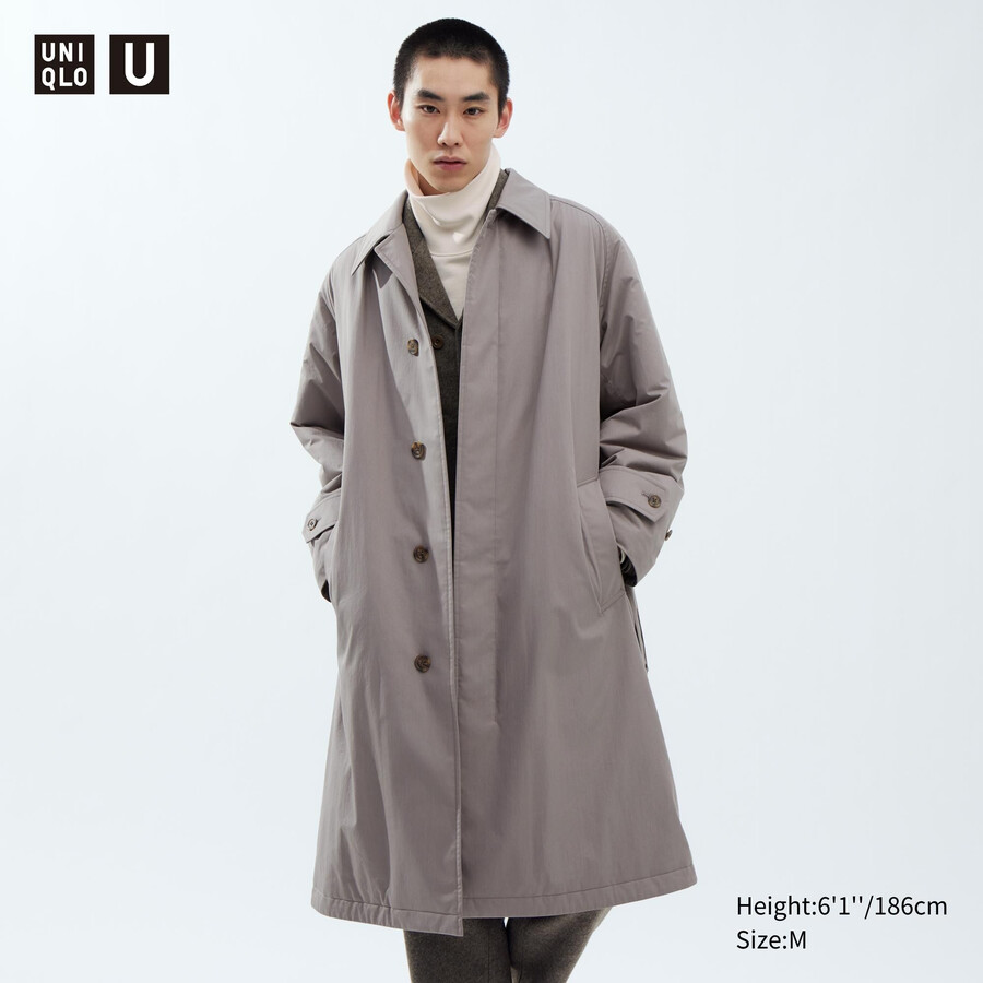 giacche monopetto imbottite da uomo uniqlo grigie