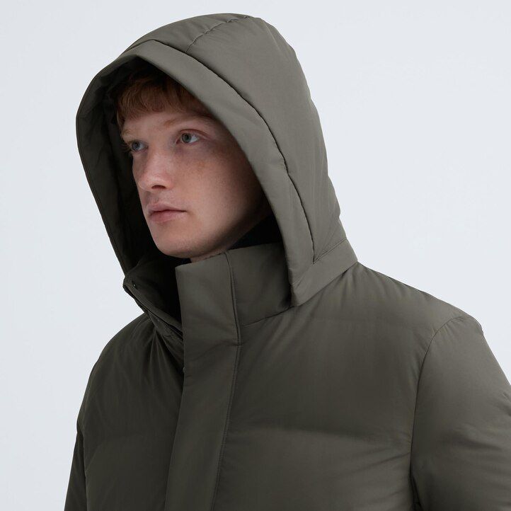 giubbotti da uomo uniqlo seamless down olive
