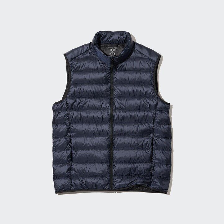 piumini ultraleggeri uniqlo da uomo blu navy