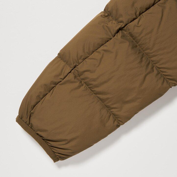 giubbotti uniqlo ultra light down 3d cut da uomo marroni