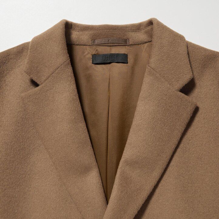 giacche chesterfield in misto lana uniqlo da uomo nere