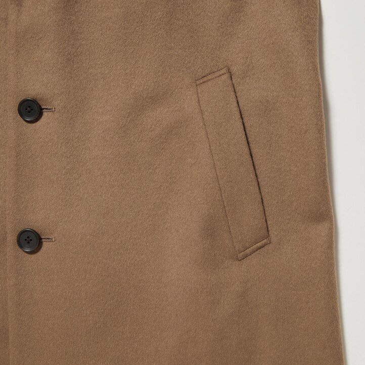 giacche chesterfield in misto lana uniqlo da uomo nere