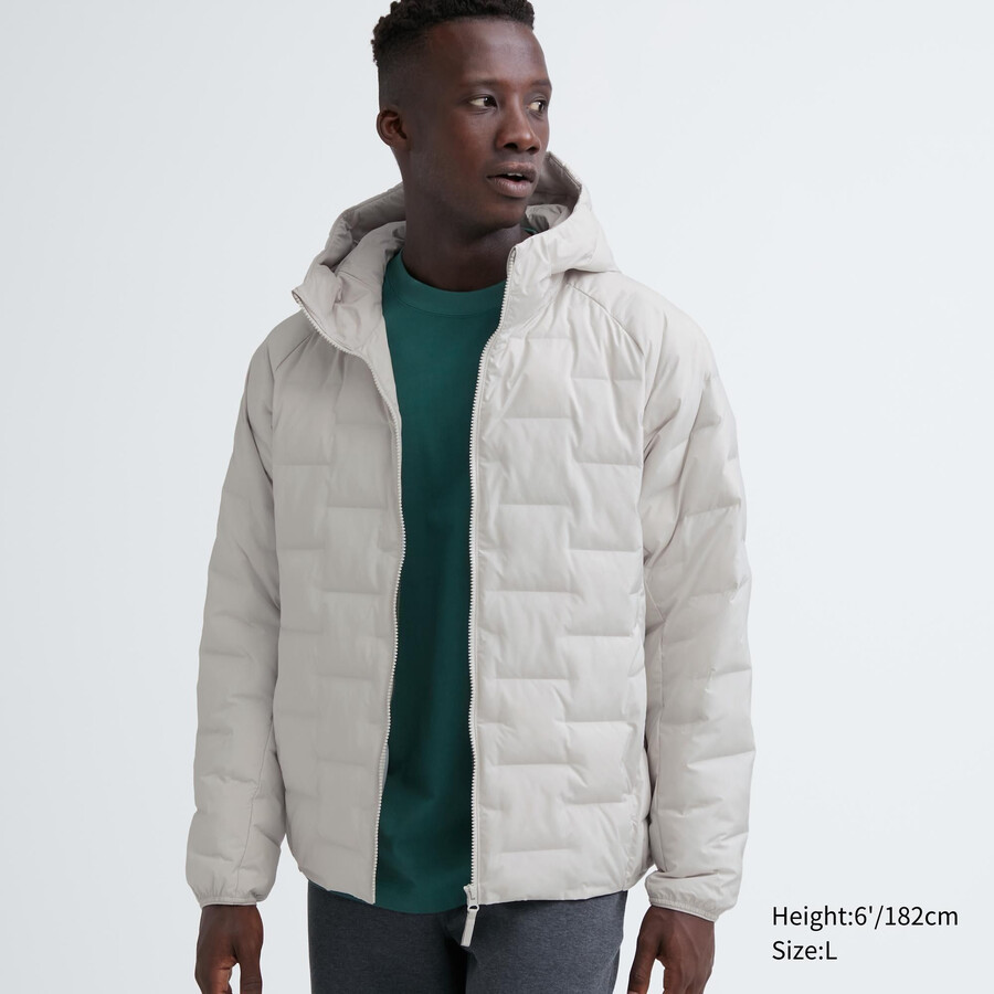 giacche imbottite calde uniqlo da uomo bianche