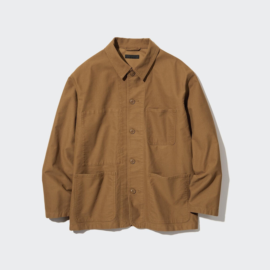 giacche da uomo uniqlo utility marroni