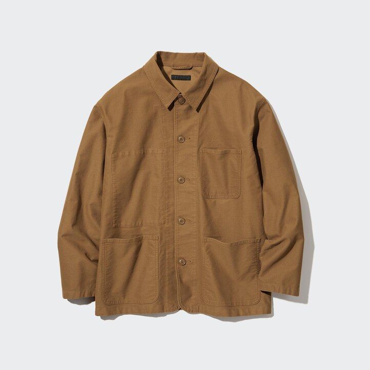 giacche da uomo uniqlo utility marroni