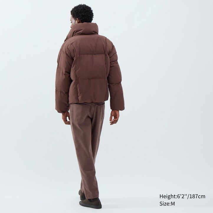 giacche da uomo uniqlo padded volume beige