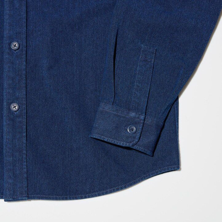 giacche da uomo in jersey di jeans blu uniqlo
