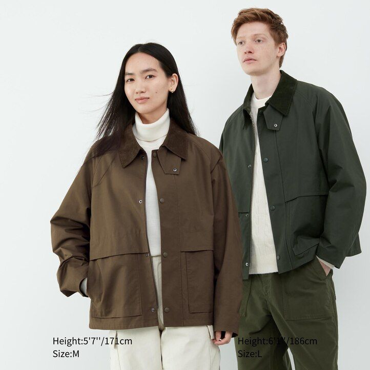 giubbotto uniqlo utility blouson da uomo nero