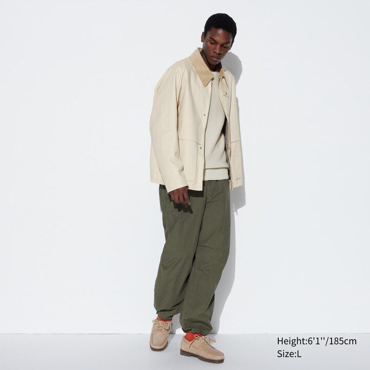 giubbotto uniqlo utility blouson da uomo nero