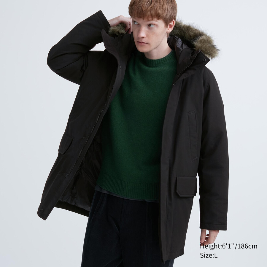 piumini ibridi ultra caldi uniqlo da uomo neri
