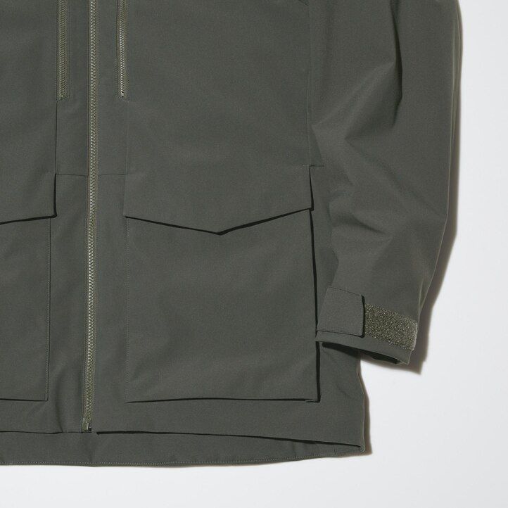 giubbotti uniqlo hybrid down 3d cut da uomo marroni
