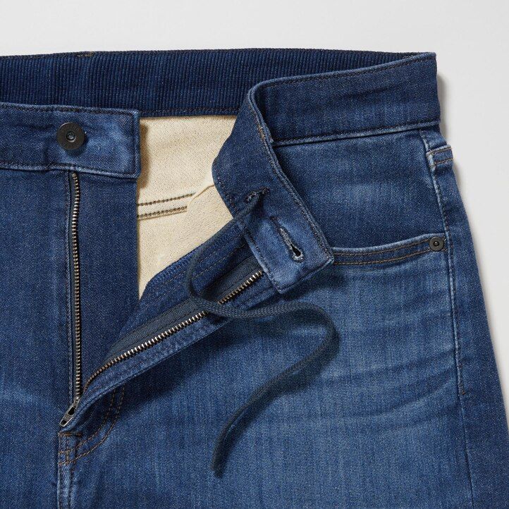 jeans da uomo uniqlo ezy ultra stretch soft neri