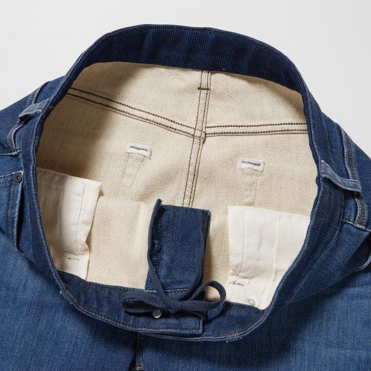 jeans da uomo uniqlo ezy ultra stretch soft neri