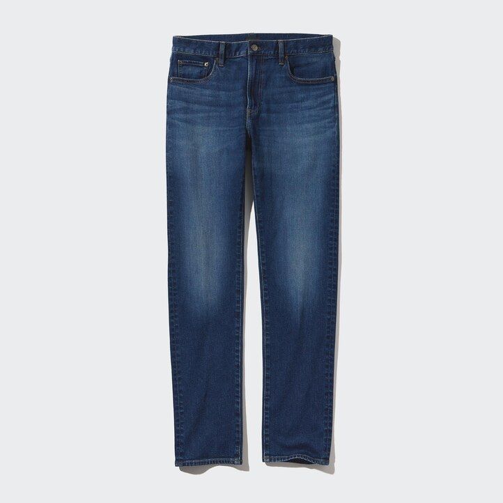 jeans uniqlo slim fit da uomo blu