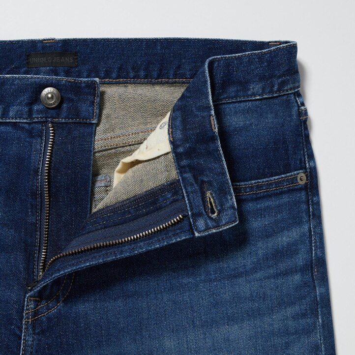 jeans uniqlo slim fit da uomo blu