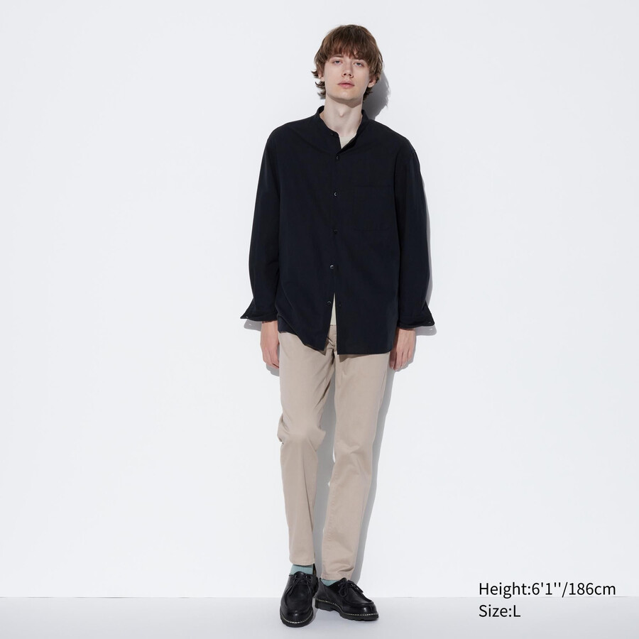 jeans uniqlo ultra stretch skinny fit da uomo beige