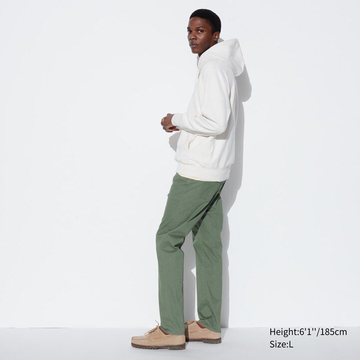 jeans uniqlo ultra stretch skinny fit da uomo beige
