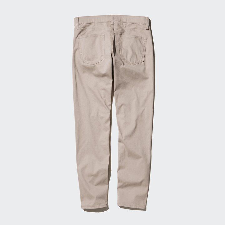 jeans uniqlo ultra stretch skinny fit da uomo beige
